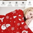 thumbnail image 4 of Christmas Throw Holiday Blanket-for Couch Or Sofa Christmas Soft Cozy Winter Throw Lightweight Blanket30 x40, 4 of 5