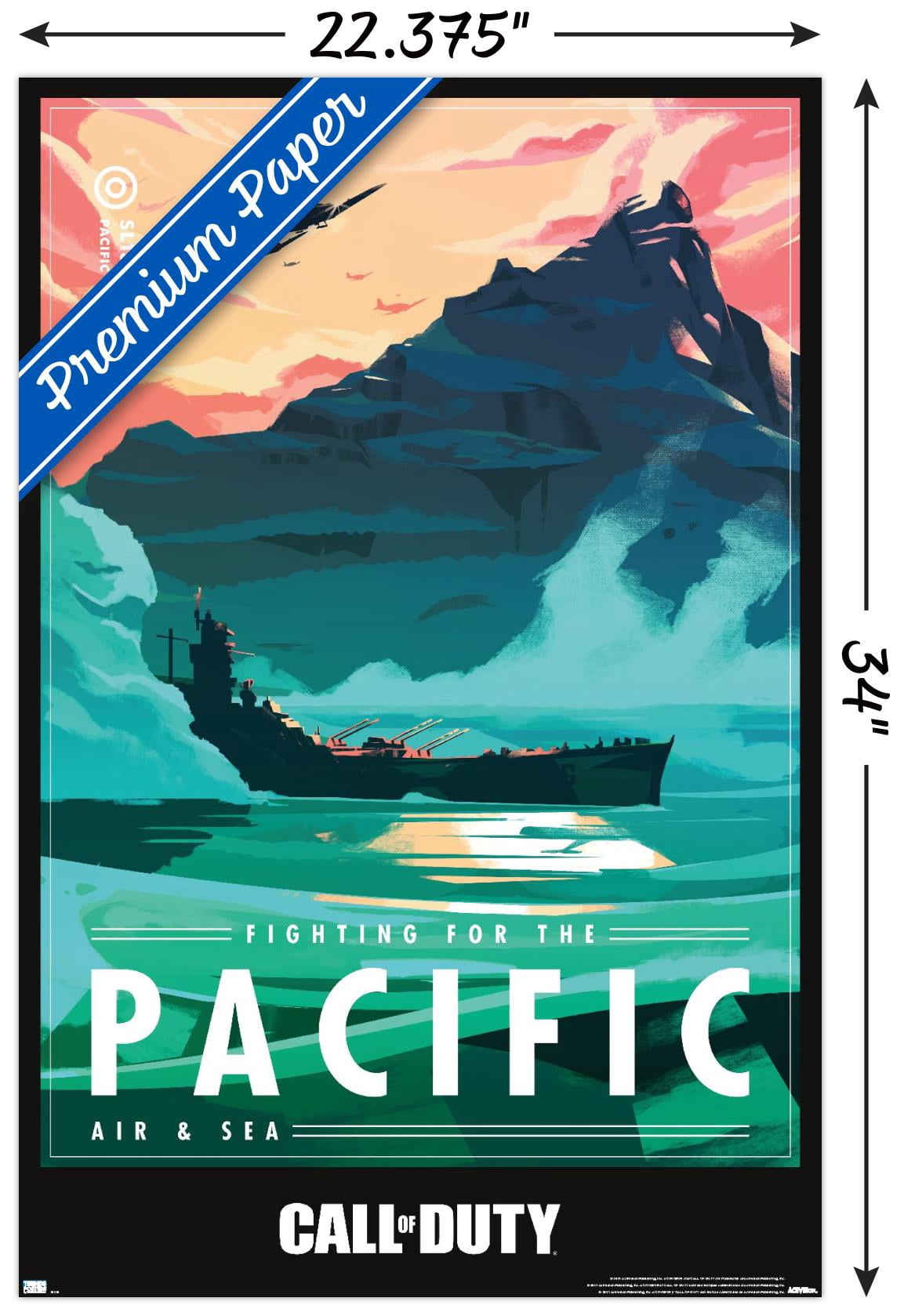 Call of Duty: Vanguard - Pacific Wall Poster, 22.375" x 34"