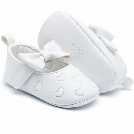 

〖Yilirongyumm〗 Baby Shoes Toddler Walk Baby Cute Leather Kid Princess First Shoes Toddler Bow Girls Soft Baby Shoes