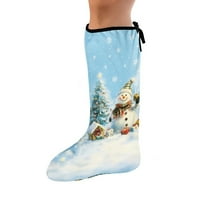 COEQINE Christmas 2 Pcs Leg Cast Cover Snowman Size L Cast Sleeve for Foot Leg Protector Fashionable Leg Cast Cover Sock Broken Leg Shower Cast Cover Christmas Gifts for Kids Girls