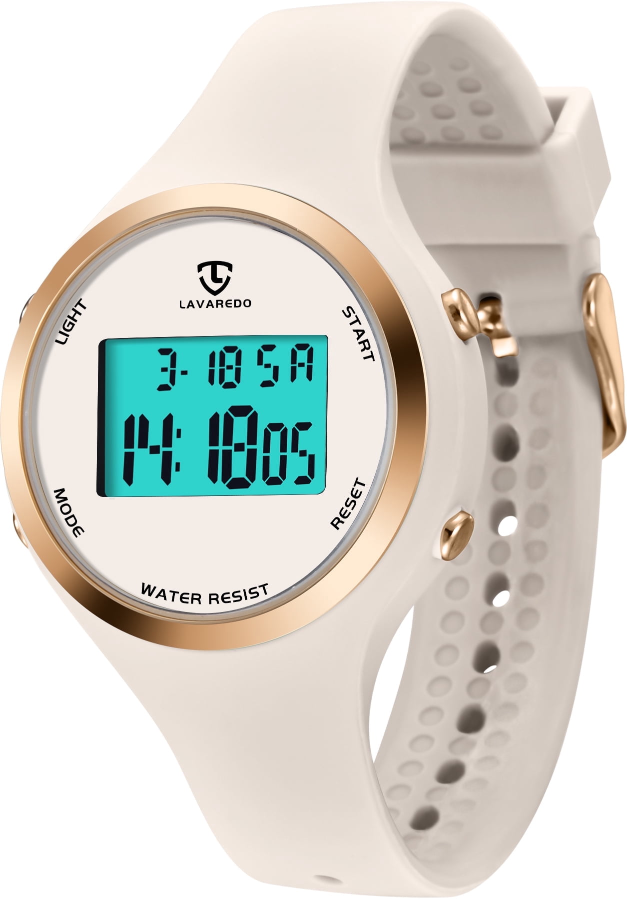 Womens Watch for Women Digital Sports Watch,7 Color LED 
