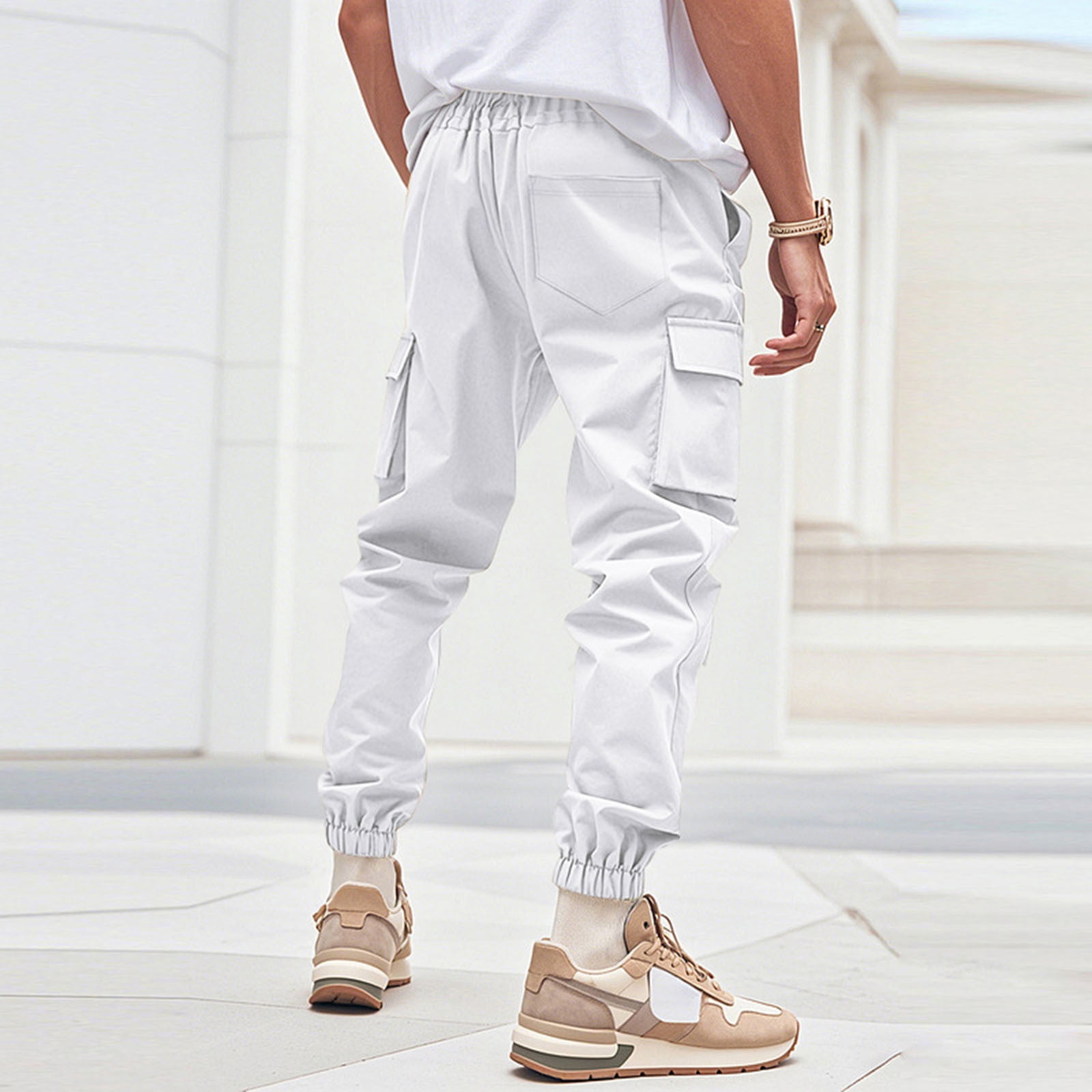 Pantalon De Jogging Grande Taille Homme - Coupe Baggy Avec Cordon Et Poches - Parfait Pour Sport Et Détente