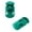 Green, variant on Paracord Planet Plastic Cord Locks with Dual Slots – 15+ Colors to Choose from in Packs of 5-100 - Black, 10 Pack