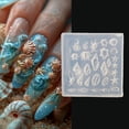 thumbnail image 3 of Sea Theme Small Art Accessories Mold Nails Designing Moulds Nails Embellishment Molds for Delicate Manicure Designs, 3 of 8