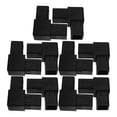 thumbnail image 4 of 10pcs Square Tubing Connector Tube Fittings 2 Way Connector L Shape Tubing Joints, 4 of 5