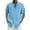 Light Blue@GC@, variant on CONZONE Mens Buttons Down Shirts Short Sleeve Linen Shirts For Men Solid Color Hawaii Lapel Soft Lightweight Tops