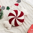 thumbnail image 3 of Christmas Candy Throw Pillows Xmas Cane Round Pillow Cute Sweet Shaped Decorations for Bedroom Living Room Winter Home Decor, Cute Throw Pillows(20inch), 3 of 3