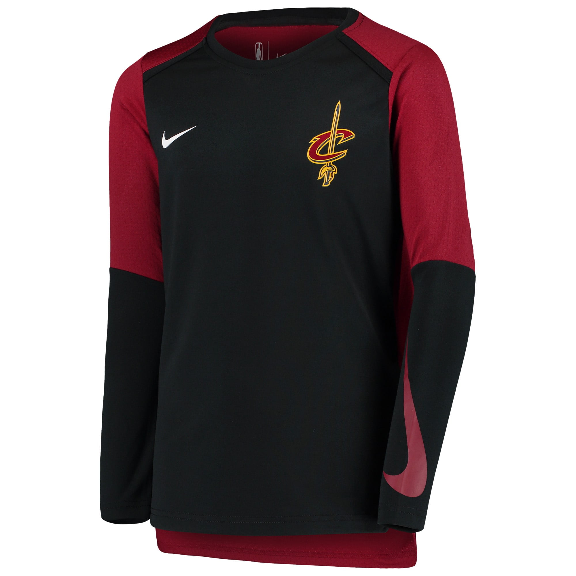 cleveland cavaliers black jersey with sleeves