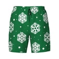 thumbnail image 4 of Lsque Mens Swim Trunks Snowflake Pattern - Bathing Suit Compression Liner - Beach Swim Shorts Swimwear - (S-3XL) - Stretch Quick Dry -Small, 4 of 9