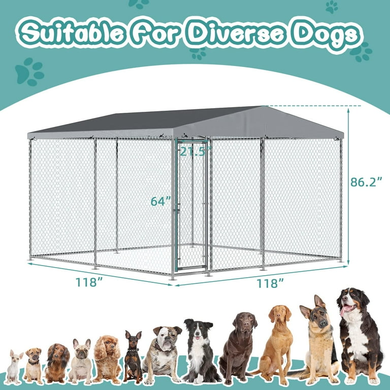 Fully enclosed dog run 2025