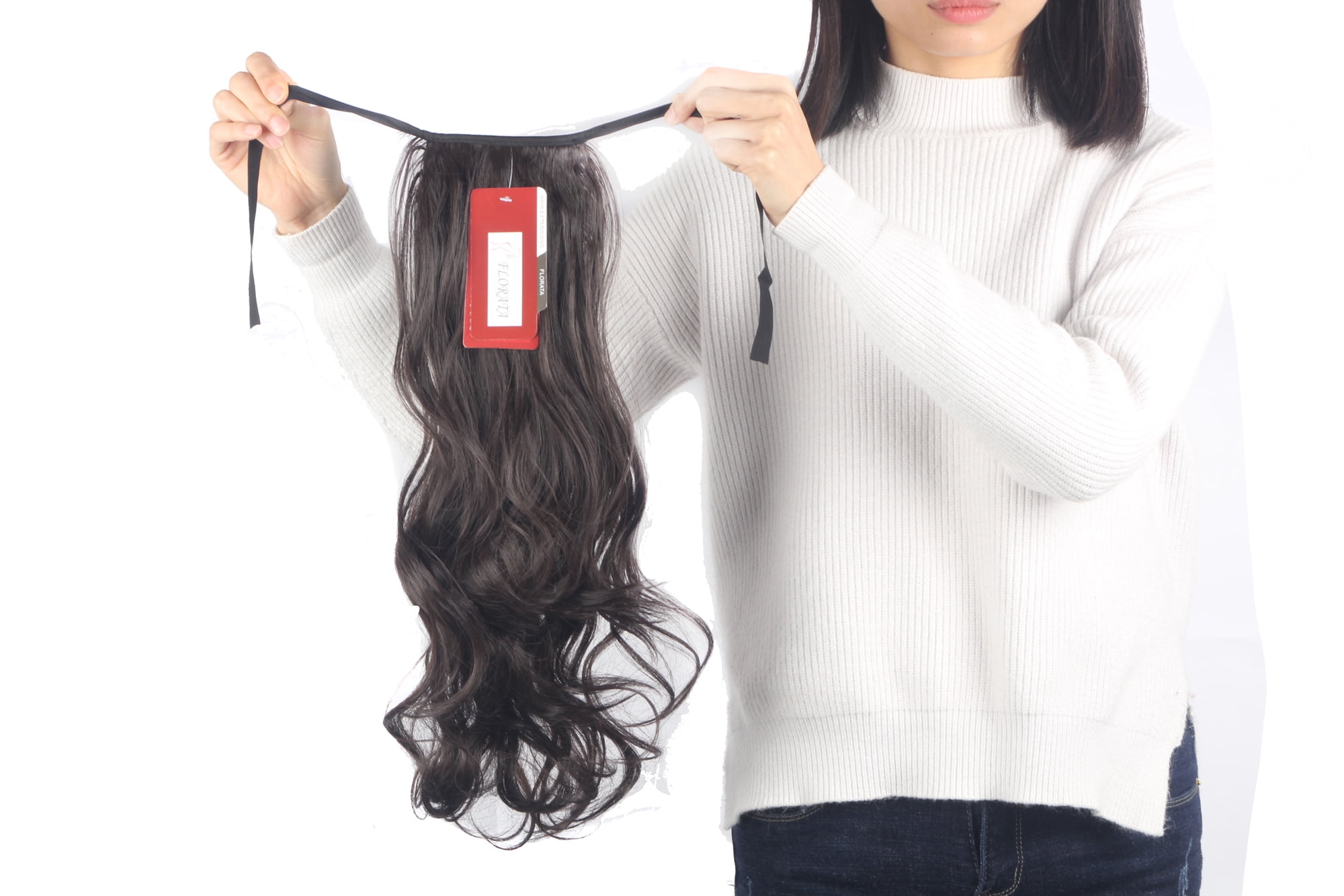 FLORATA Women 18" Wave Binding Tie up Ponytail Pony Tail Hair