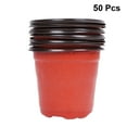 thumbnail image 3 of SHISUYAN 50pcs Pots Flower Nursery Pots Starting Pots Containers for 12cm, 3 of 5