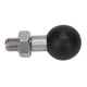 thumbnail image 2 of Adaptador de bola cabezal de goma estructura resistente adaptador de bola roscada resistente a la corrosión duradero para soporte ANGGREK Otros, 2 of 8