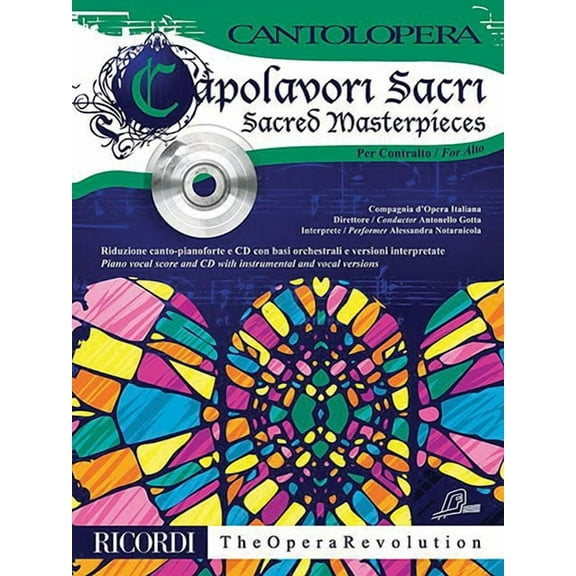 Sacred Masterpieces for Alto: Cantolopera Series, (Paperback)