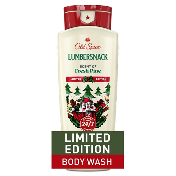 Old Spice Body Wash For Men - Limited Edition Holidudes Collection, Fresh Pine Scent, 16oz