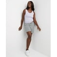 thumbnail image 6 of Hanes Women's Jersey Pocket Shorts, 7" Light Steel L, 6 of 6