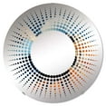 thumbnail image 2 of Designart "Dreamy Volcanic Reverie I" Volcano Starburst Round Wall Mirror - Landscapes Oval Printed Decorative Mirror - Multiple Color Options, 2 of 5
