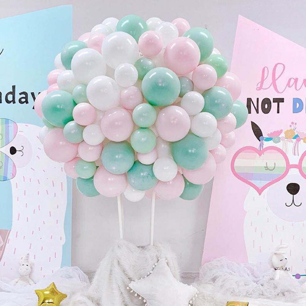 Dww-100pcs Vert Ballon 10 Pouces Rose Clair Pastel Ballon Macaron Ballon En  Latex Et Fte Fournitures Ballon Fte Decoration Nol Anniversaire Crmonie M