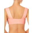 thumbnail image 2 of No Boundaries Juniors’ Square Neck Bralette Bikini Swim Top, 2 of 4