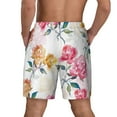 thumbnail image 4 of Gaeub Colorful Flowers Mens Swim Trunks Stretch Beach Shorts Quick Dry for Men Swim Shorts Swimwear with Pockets- Large, 4 of 9