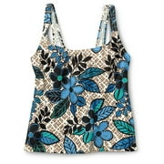 Women's Plus Anna Print Tankini Top