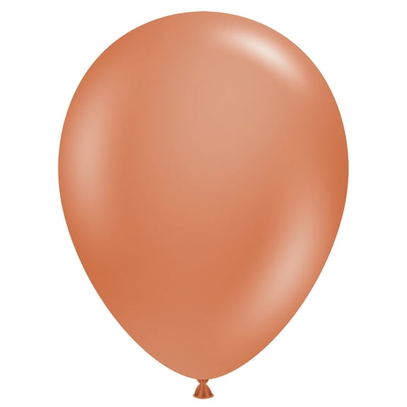 11 inch Burnt Orange TUFTEX Latex Balloons (100 Pack) - Party Supplies Decorations