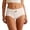 Brown, variant on Cotton Panties for Women Classic Lace Bikini Panties for Everyday Wear Breathable Fabric Keeps Skin Cool and Dry Flattering Fit that Boosts