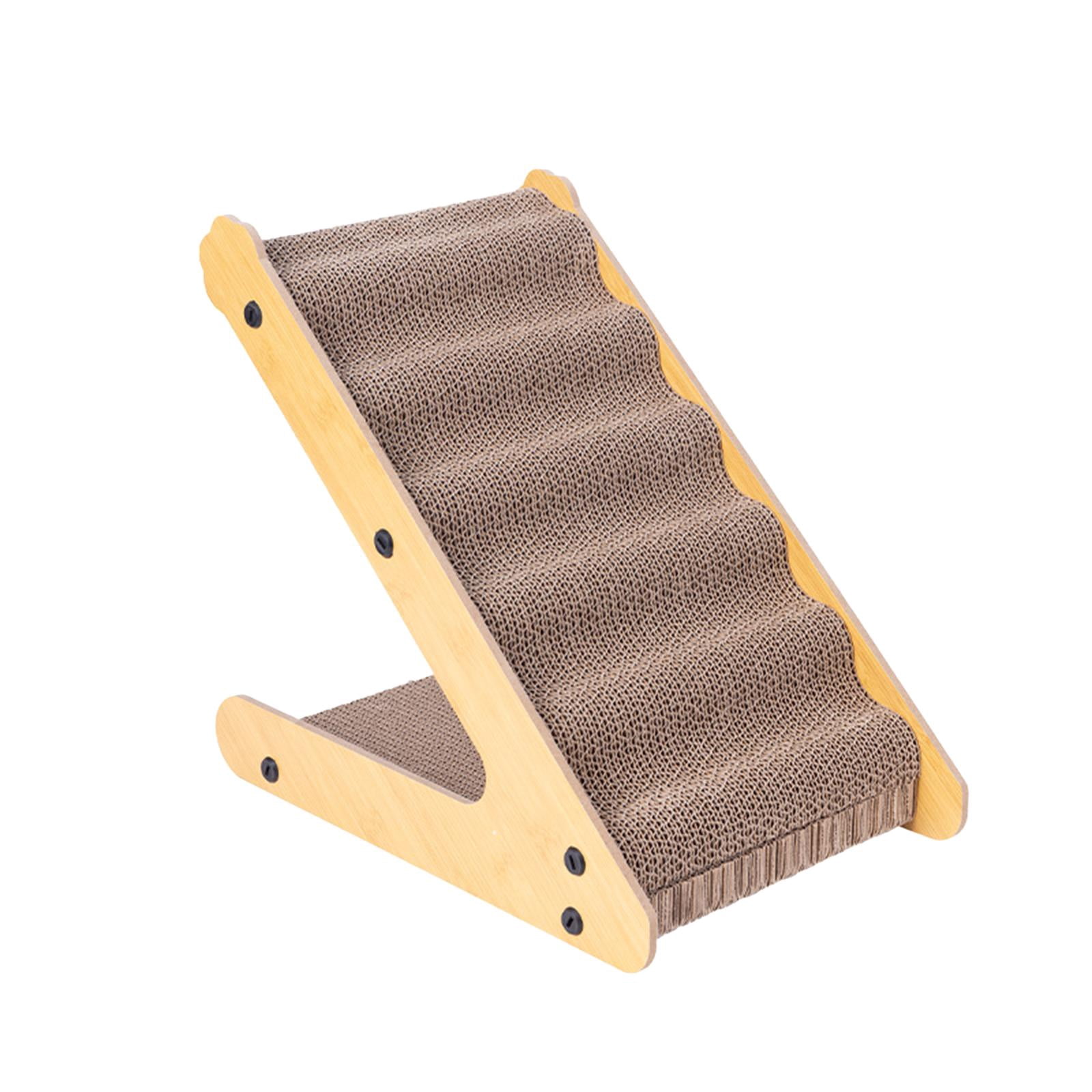 Bothyi Cat Scratcher Cardboard Stable Triangular Structure Space Saving Scratch Pad for