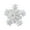 White, variant on CofeeMO 6 Pack Laundry Balls Reusable Snowflake Shaped Reusable Dryer Balls Deep Cleaning Anti-Winding