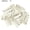 S  Beige, variant on Weave Clips 10Pcs Set - 32mm U Shape Snap Comb 6 Teeth for Hair Extensions