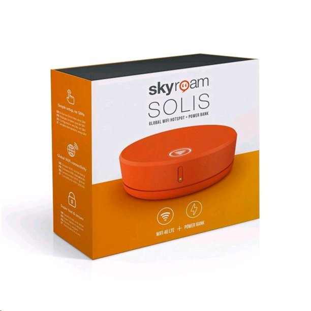 Skyroam Solis Mobile WiFi Hotspot & Power Bank // Unlimited Data