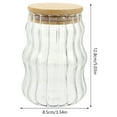 thumbnail image 2 of OULII Storage Jar with Lid 2pcs Canisters for Coffee Beans Tea Leaves Sugar and Spices Kitchen Organization, 2 of 8