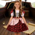 thumbnail image 7 of Halloween Pirate Costume Set for Women Adult Hollow Out Backless Design Knitted Fabric Performance Suit for Holiday Party Stage Cosplay, 7 of 7