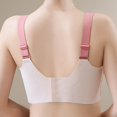 thumbnail image 4 of Yyeselk Women's Wireless Bra Push Up Seamless Lifting Bras Anti-Sagging Comfort Push up Bra Plus Size Bra for Older Women Pink XXXL, 4 of 6