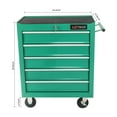 thumbnail image 2 of ARTMAN 5 Drawer Storage Tool Chest for Garage Storage with 4 Wheels and Locking System for Workshop Garage Warehouse, 2 of 14
