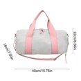 thumbnail image 3 of Bolsa de Viaje para Fitness Yhl250620001 | Tejido de Sarga Resistente Al Agua con Múltiples Compartimentos | Bolsa de Mano para Llevar Al Hombro | Compartimento para Zapatos con Separación de Ropa Se, 3 of 6