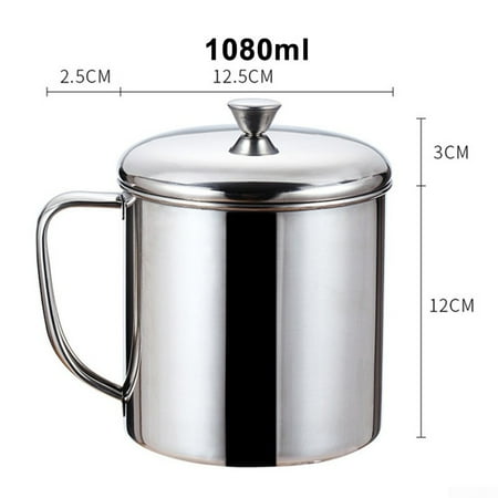 

Stainless Steel Water Milk Coffee Tea Cup Camping Mug Home Travel Tumbler