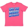 thumbnail image 3 of Inktastic Will You Marry My Daddy (blue) Youth T-Shirt, 3 of 5