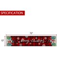 thumbnail image 3 of Christmas Table Runner, Red Black Buffalo Plaid Christmas Runner Xmas Holiday Party Kitchen Dining Table Decoration for Home Decor (13 x 72 Inch), 3 of 6