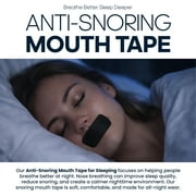Medisupplis Hypoallergenic Mouth Tape Strips for Snoring Relief, Sleep Tape 30-Count