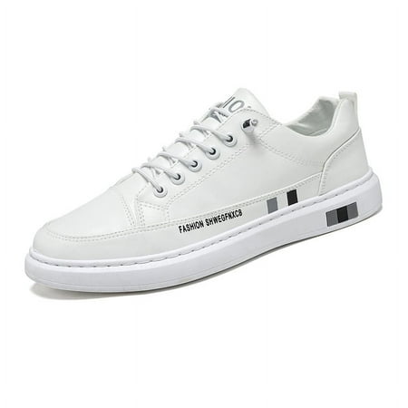 

Men s White Shoes Low Top Flat Shoes Men s Board Shoes Casual Shoes