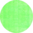 thumbnail image 1 of Ahgly Company Indoor Round Oriental Green Traditional Area Rugs, 4' Round, 1 of 4