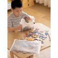 thumbnail image 1 of A4/A5/A6 Mesh Zipper Pouch Document Bag Waterproof Zip File Folders School Office Supplies Pencil Case 1 PC Cosmetic Makeup Bags, 1 of 5