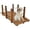 55#Brown,Wood, variant on Wooden Wagon Planter Box,Garden Planter with Wheels,Decorative Planter for Flowers Herbs Vegetables for Indoor & Outdoor Décor,Wooden Flower Cart for Patio Garden Balcony Decoration.,Brown Wood