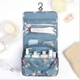 thumbnail image 1 of Bolsa de almacenamiento de viaje portátil, organizador de cosméticos, tela, 1 Uds., 1 of 1