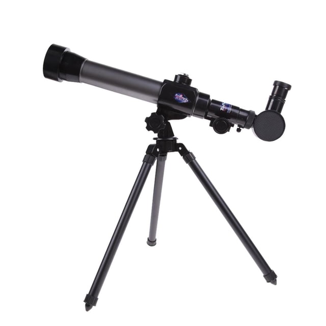 Telescopio para niños Ndcxsfigh juguetes educativos aumento incluye tres oculares buscador de trípode de mesa