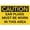 Warning Sign 1, variant on Caution PPE Hazardous Noise Area Hearing Protection Required Sign, 8"x12" Retro Metal Tin Sign, Funny Wall Decor for Shop Yard Man Cave Garage