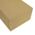 thumbnail image 3 of Paquete de 100 bolsas de papel Bagmad, 13,3 x 8,3 x 21 cm, color marrón, con asas, 3 of 6