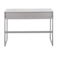 thumbnail image 5 of Franklin Contemporary Console Table In Grey Metal And Grey Wood By, 5 of 5
