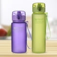 thumbnail image 3 of (Matte Black)Sport water bottle outdoor leisure cup plastic large capacity water cup men women kids, 3 of 4